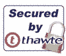 Secured by Thawte SSL